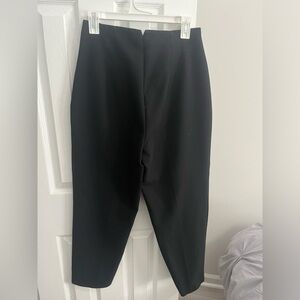 Zara High Waisted Pleated Trousers Size Large